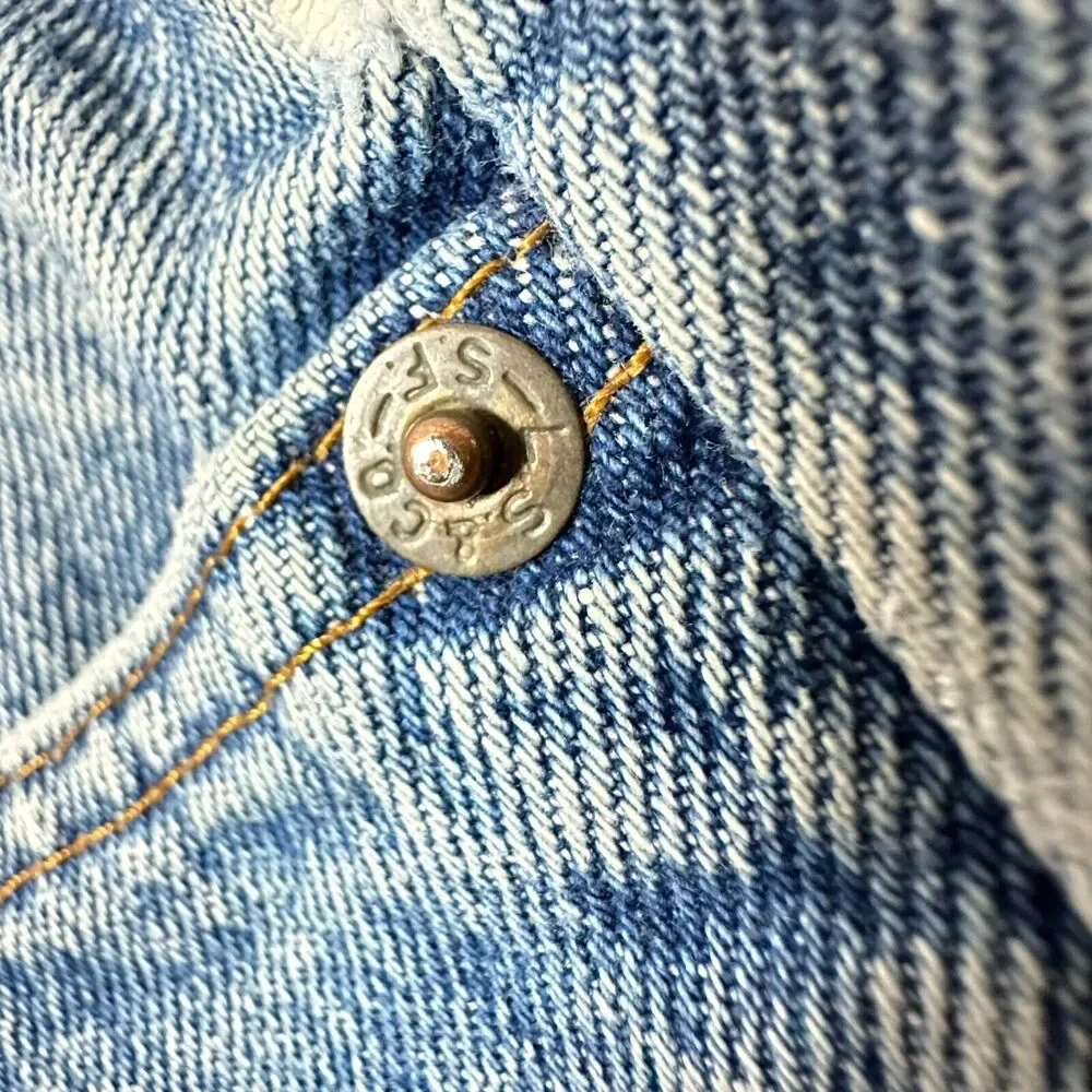 Vintage Levis Men's‎ 32x28 Orange Tab Medium Wash Denim Blue Jeans GUC